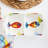 VIETRI Pesci Colorati Terra Bianca Divided Serving Dish