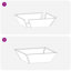 Garden Planter Decor Metal Trapezoidal Outdoor Modern Terrace Holder-1489881783