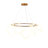 1 - Light Iron Art + Silicone Tube LED Unique/Statement Pendant-346622140