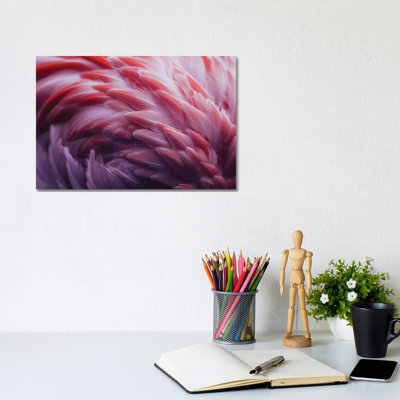 Flamingo 1 Piece Wrapped Canvas Wall Art