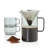 Adhoc Impact Pour Over Coffee Maker In Grey Glass 20oz-116098834