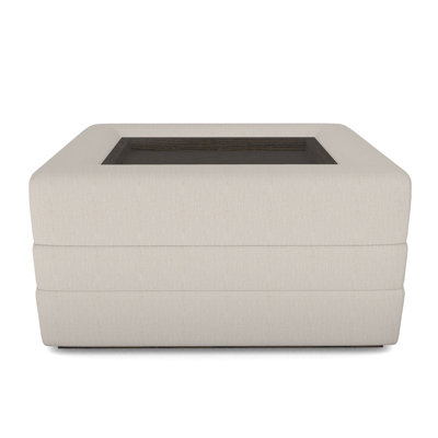 Boyden Ottoman with Wood Tray