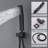 10 Inch Shower Head Bathroom Luxury Rain Mixer Shower Complete Combo Set Wall Mounted