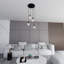 Cadi-Grace 4 - Light Black Cluster Pendant-251785395