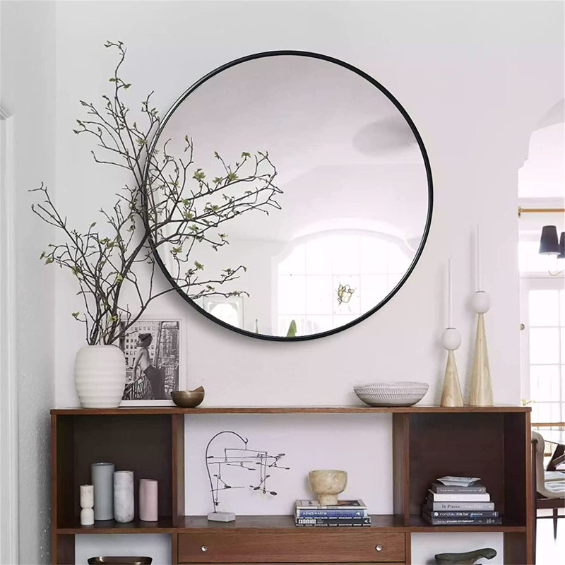 Miroir de salle de bain 24 po., Doré, 24,02 po x 24,02 po
