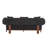 Round Arm Curved Sofa-2001654445