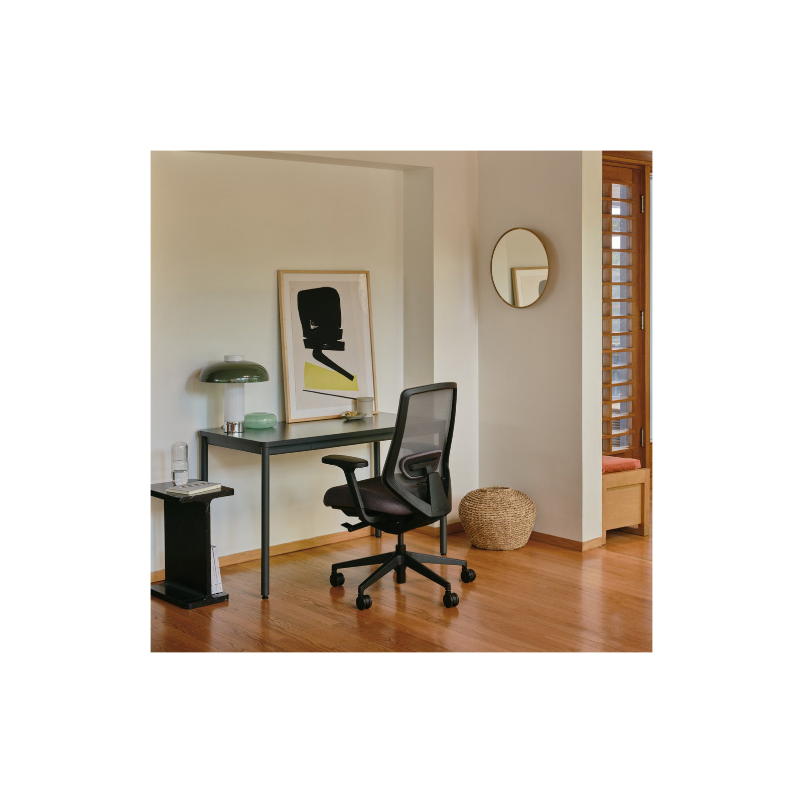 Ergonomic Chair Pro - Fabric, Black, Black