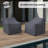 Marindo Swivel Patio Aluminum Chair Covers