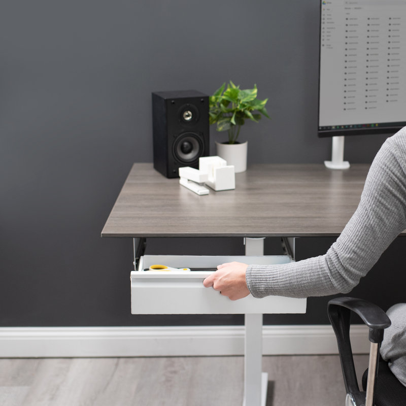 Tiroir sous le bureau H 4,5 po x l 17,7 po x P 9 po