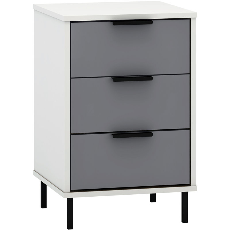 3 Drawer Bedside Table