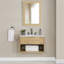Redbridge 30'' Single Wall Mounted Bathroon Vanity with Quartz Top