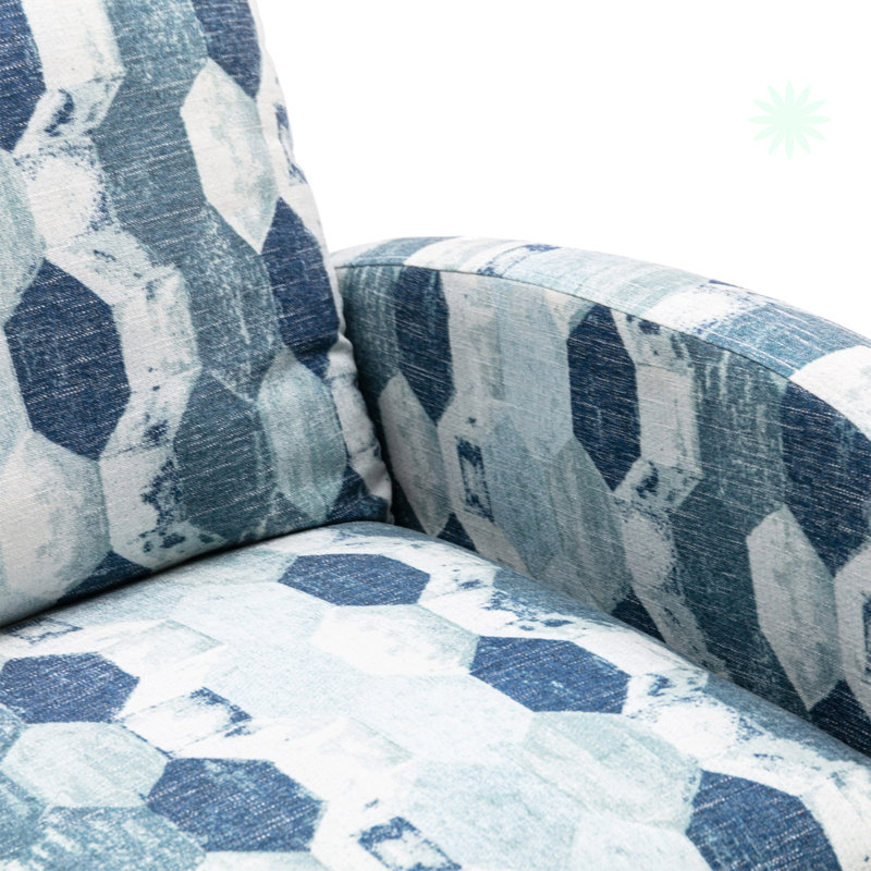 Chaise berçante rembourrée Abigial