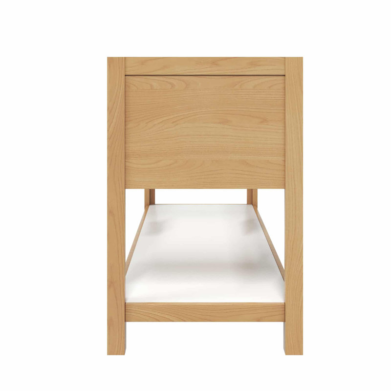 Base de meuble-lavabo simple 60 po Solace, Chêne lever de soleil