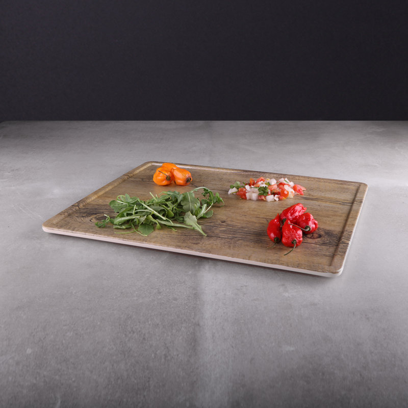 Planche à fromage en mélamine Fo Bwa, Bois flotté, H 0,5 po x l 15 po x P 12 po