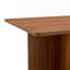 Table basse 44,8 pouces en grain de bois de noyer et bois aggloméré - Luxe moderne