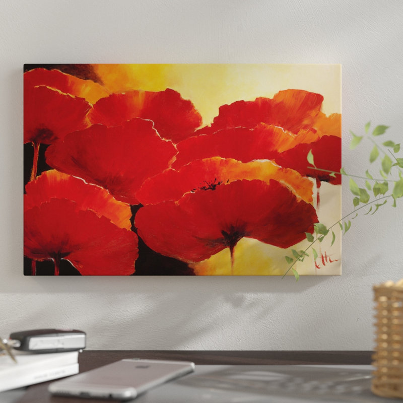 « absolu magnifique i », impression sur toile, H 18 po x l 26 po x P 1,5 po, Toile avec cadre noir, Pas de tapis