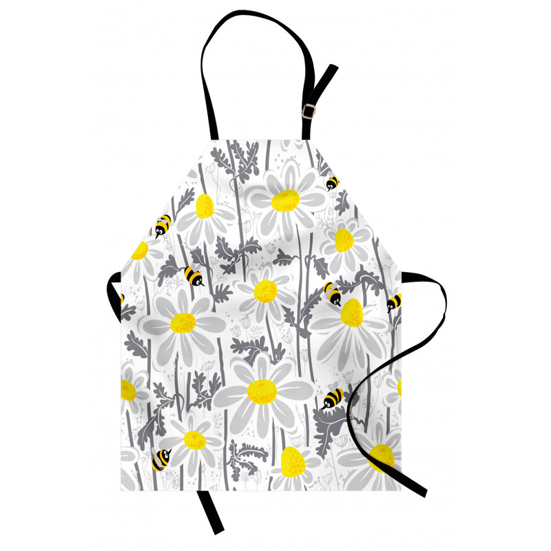 Tablier de fleurs en cascade avec des abeilles