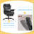 Big and Tall Desk Chair, Executive Office Chair with Footrest, 396lbs, Lumbar Support, and Reclining Function-129688789