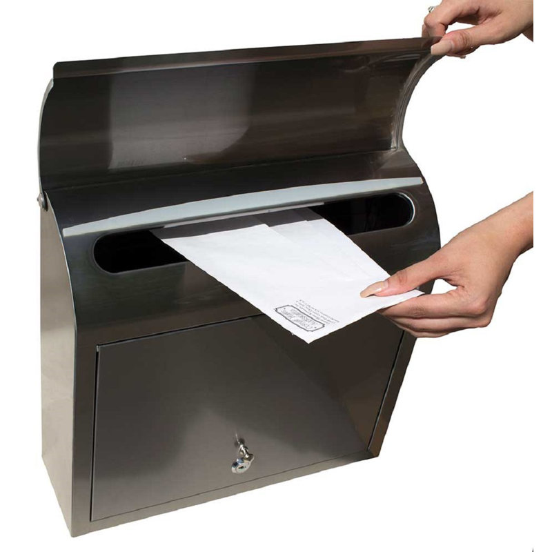 Winfield Series Steel Wall Mounted Mailbox