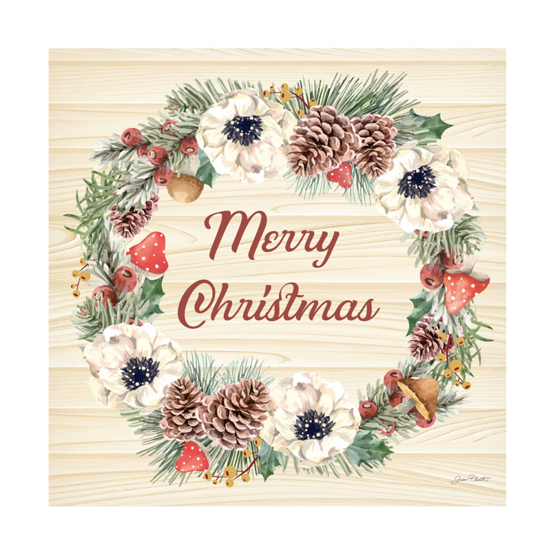 Art sur toile «Bachelor Earthout Christmas B», H 35 po x l 35 po