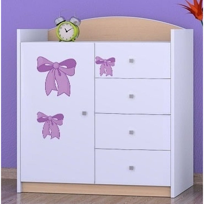 Neuman Kids 4 - Drawer Combo Dresser, Beige