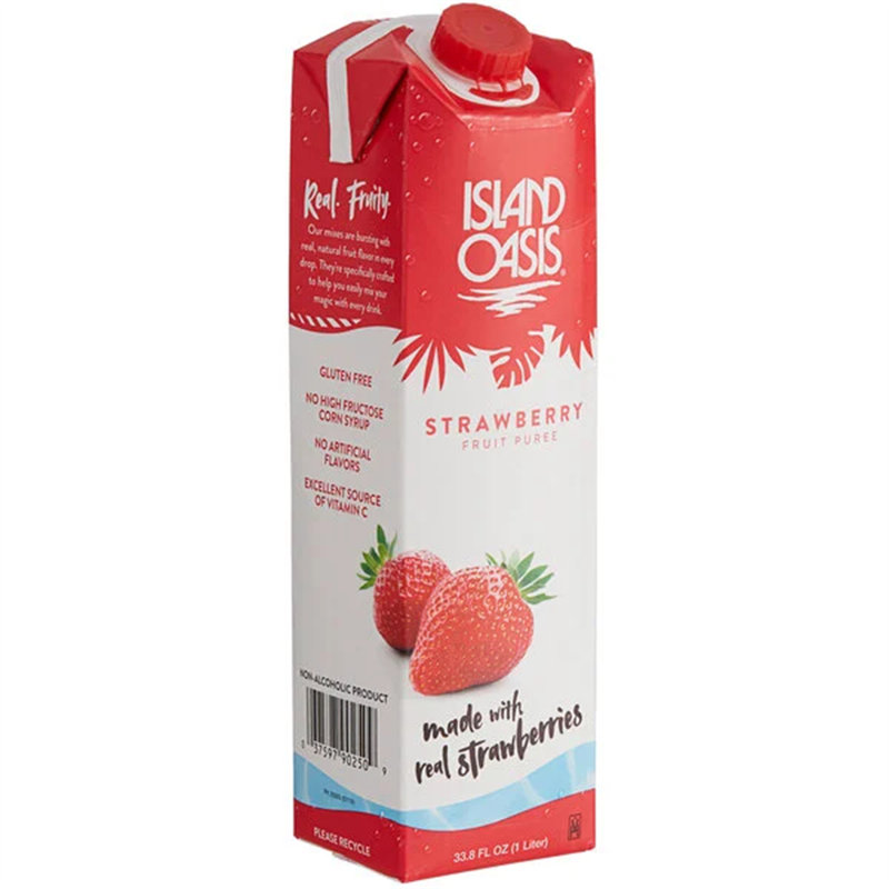 Mélange à boisson pour purée de fraises 1 litre Island Oasis 711