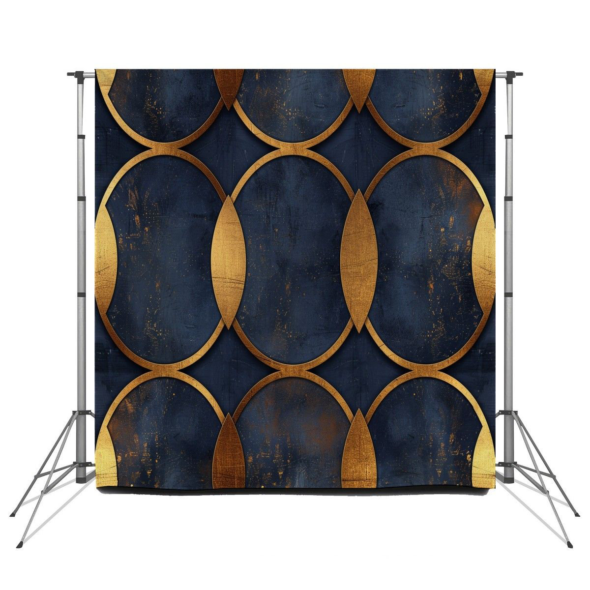 VisionDecor Geometric Shapes Backdrop Pattern Large Gold Accents Photo ...
