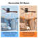 42 in. Flush Mount Ceiling Fan With Remote, Reversible Dc Motor, 3 Dark Walnut Blades