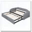 Lit de jour simple rembourré avec couchette escamotable et ports de chargement USB-1506636716
