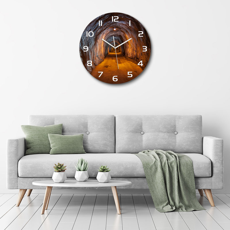 Jonnae Glass Wall Clock