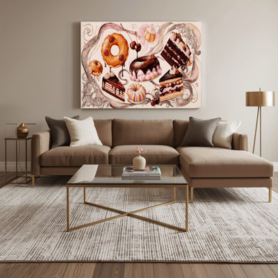 Art mural sur toile Desserts