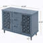 Armoire de rangement, armoire 2 portes avec 3 tiroirs-1309317461