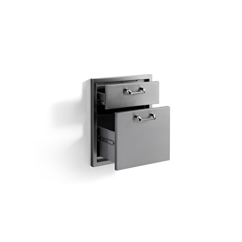 19.25'' Stainless Steel Drop-In Drawers