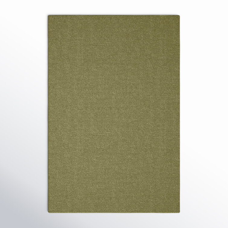 Crowe Hand Loomed Wool Sage Performance Area Rug