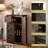 23.6''W 4-Drawer Chest with Sliding Barn Door,storage cabinet-1162227240