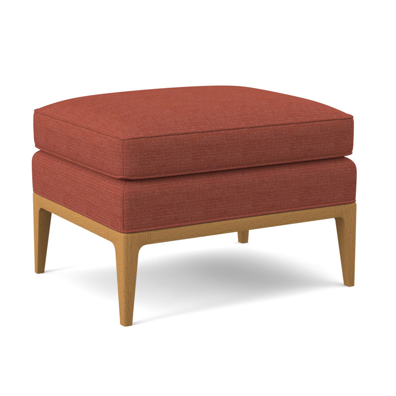 Claxton Ottoman, Amber, Elise Flax
