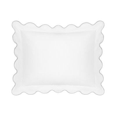 Honeycomb Scalloped Pillow Sham