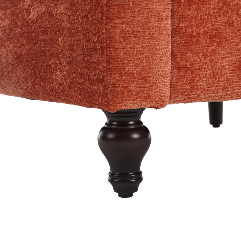 Méridienne Modern, Orange foncé