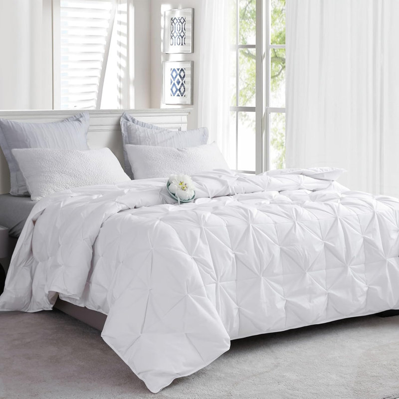Couette légère en duvet d'oie 100% coton biologique Cooling Feather, Très grand lit