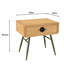 Ancle 60cm W Steel Bedside Table