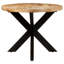 Alvy Oval Solid Wood Top Metal Base Dining Table-61751155