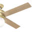 Ventilateur de plafond d'intérieur moderne à 4 pales de 52 po avec lumières et commande murale Hepburn-23681195