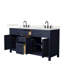 Beckett 66" Freestanding Double Bathroom Vanity with Quartz Top-1798370804-1798370808-1798370810