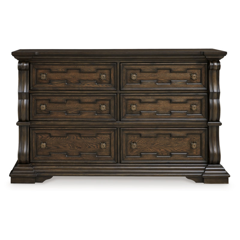 Aarunya 71.5'' W 6 - Drawer Dresser