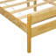 Lit de style traditionnel avec tête et pied de lit, lit en bois de pin avec cadre de lit renforcé-1196975444