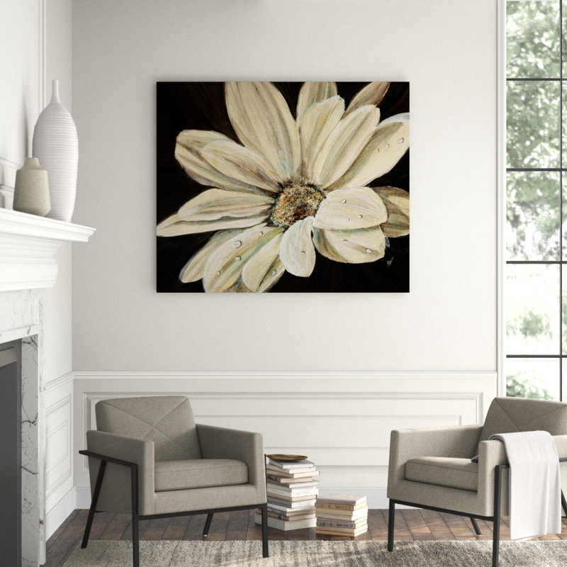 Dew Drops Painting by F. Elizabeth Douglass, 36" H x 43" W, Image Brush Gel