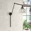 Lampe murale avec bras pivotant 1 lumière Kiger