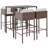 Metal Bar Set with Stools-146037113-139162801