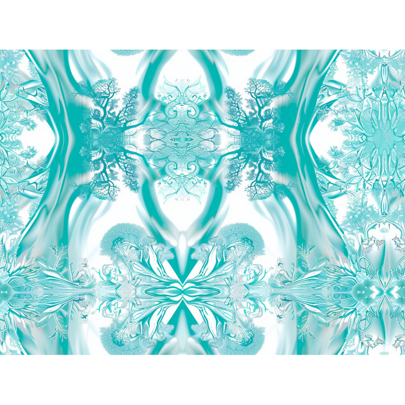 Nature Symmetry Bedding Abstract Comforter Intricate, Twin Comforter