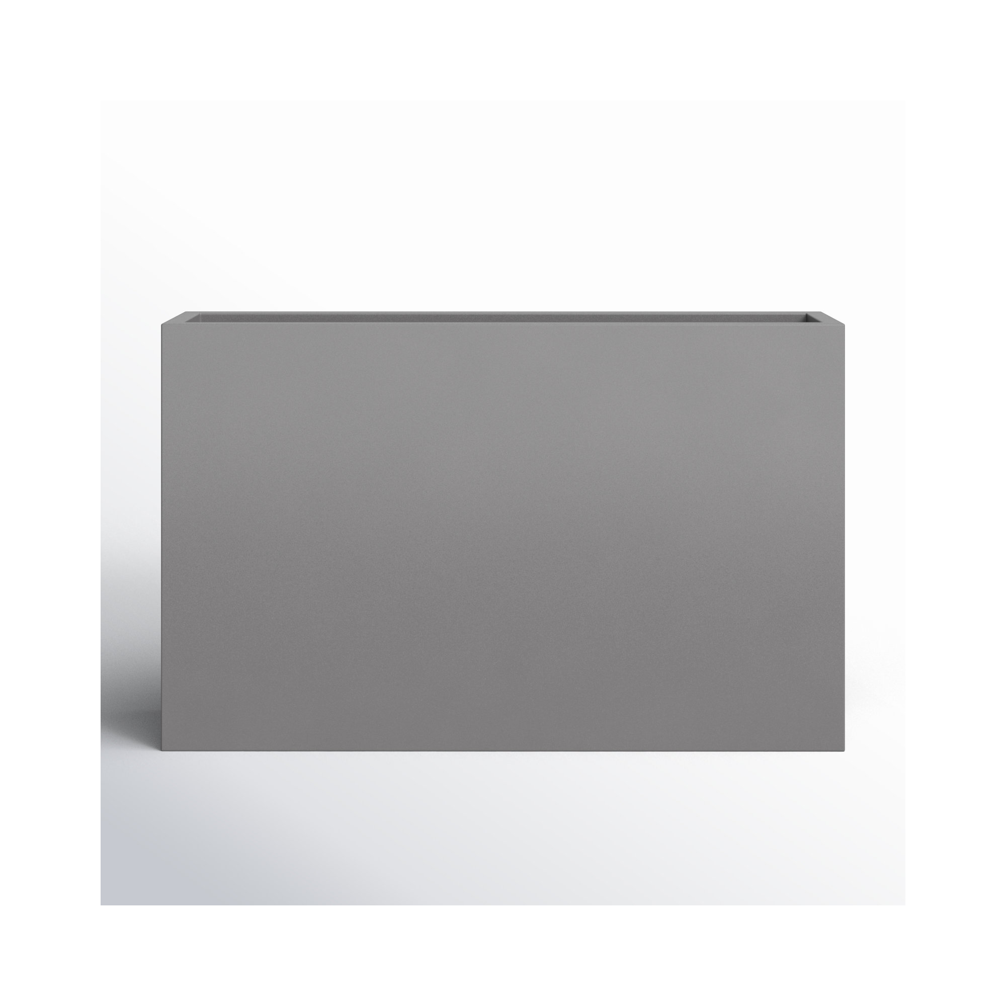 Connoisseur Handmade Planter Box, Grey, 30" H x 48" W x 12" D